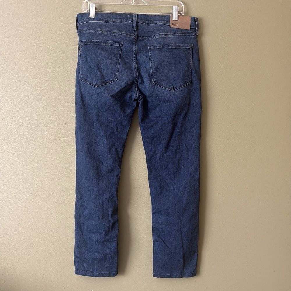 Paige Lennox Blue Denim Jeans Slim Fit Men's Size 33 - Picture 6 of 11
